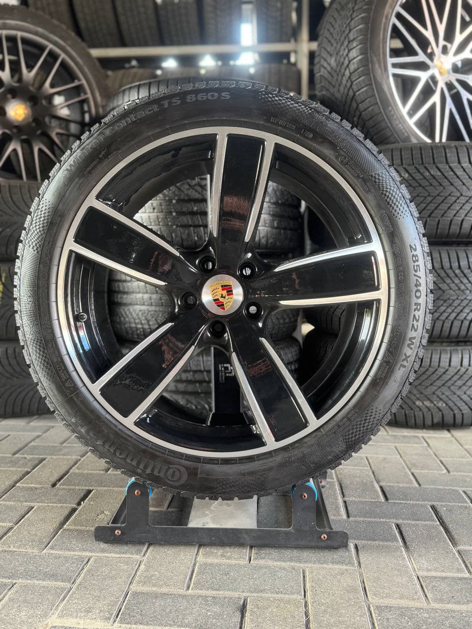 285/40 R22 Roti Porsche Cayenne Continental | Комплект Диски/Шины Порше Кайен
