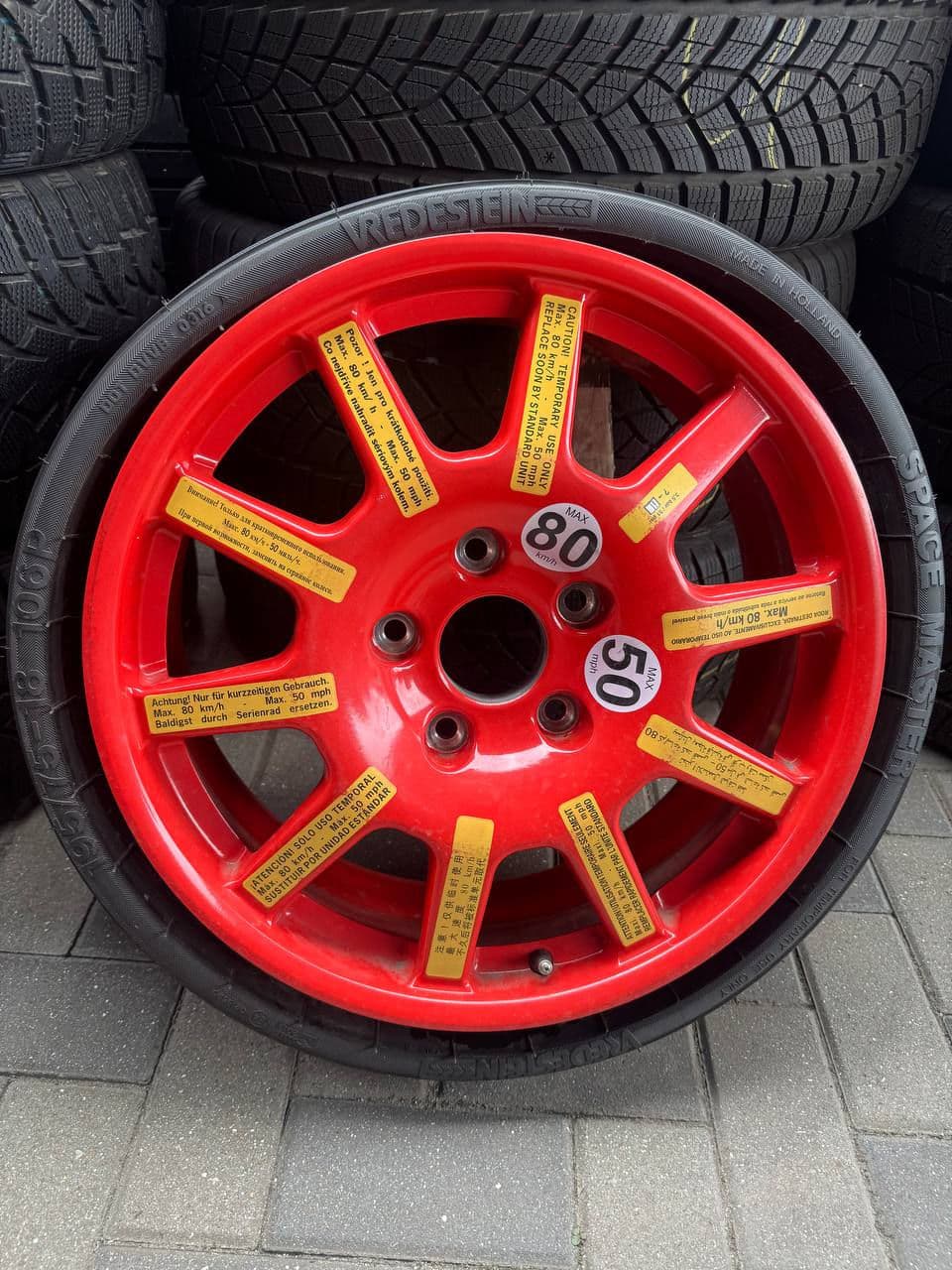 Roata de rezerva Porsche Cayenne 195/75 - 18 106P